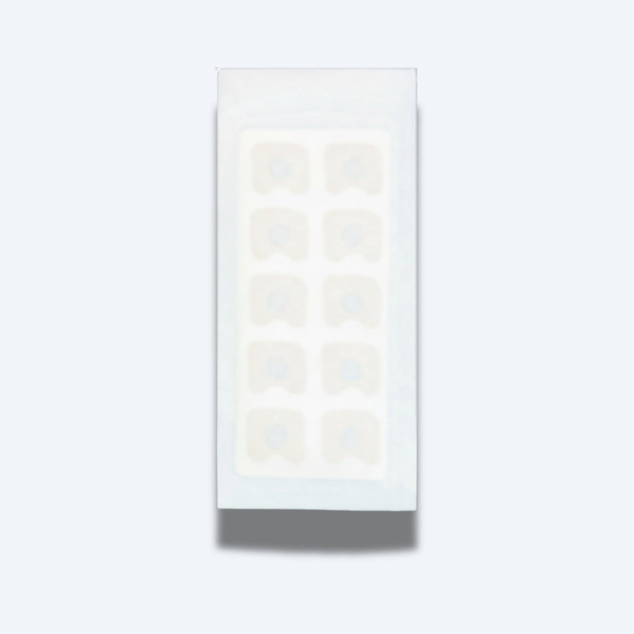 Product image of the 1 month supply of magnetic nasal strip adhesive refills in its packaging. 